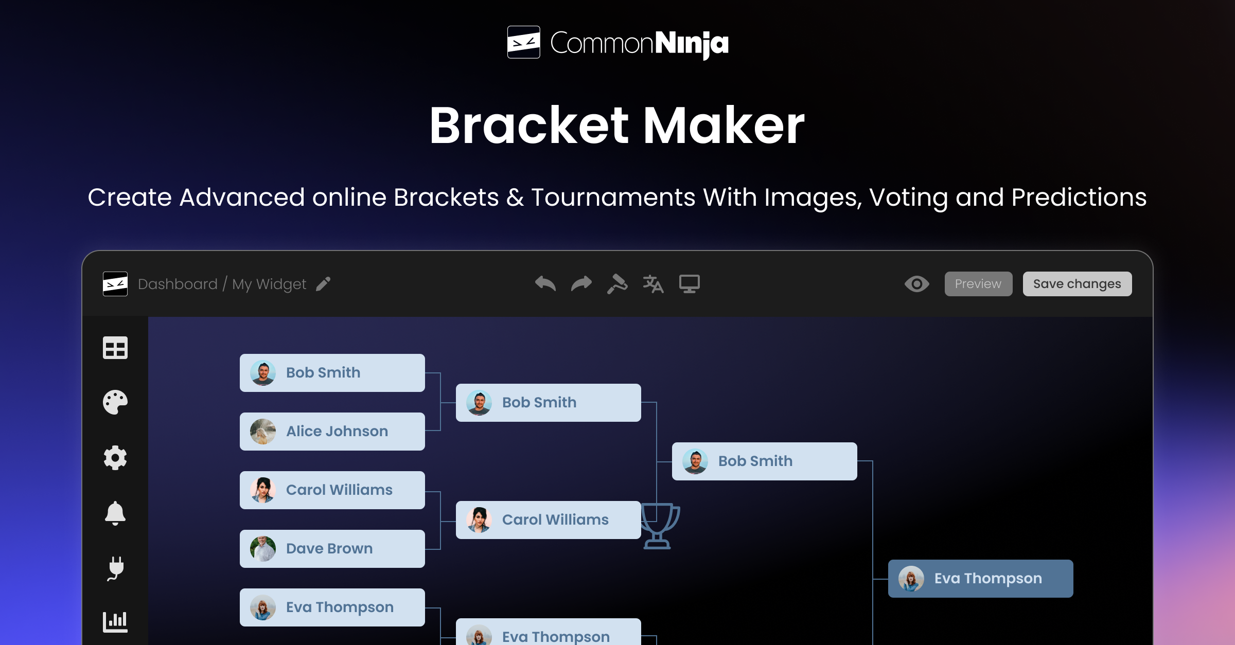 Bracket maker examples for canva