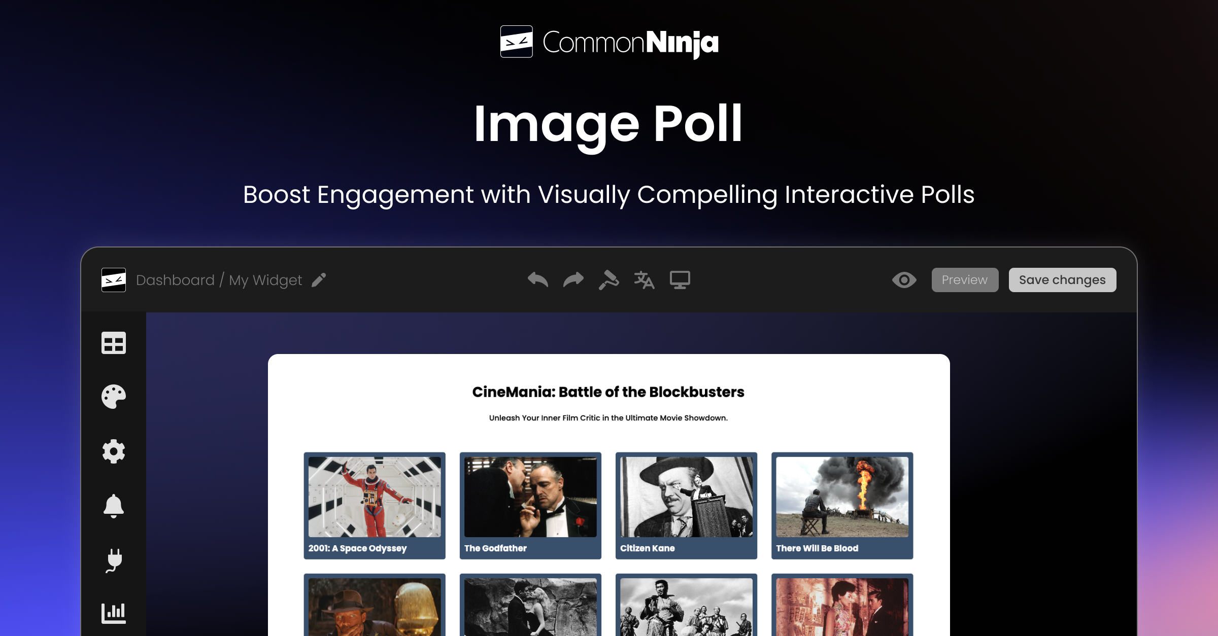 Free poll maker widget